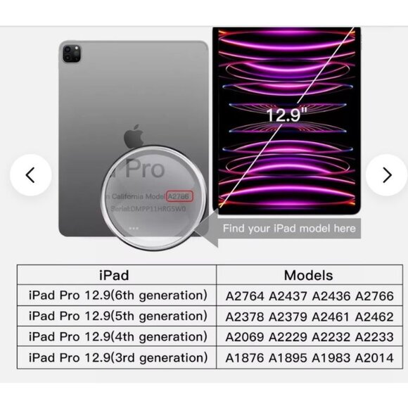 JETech Tempered Glass Screen Protector For iPad Pro 12.9 Inch 6th/5th/4th NWB - Picture 13 of 13